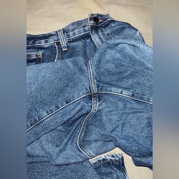 90s Baggy Blue Jeans Size 16 - Picture 9 of 9